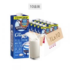 【澳洲本土版】Devondale 德运 超高温灭菌全脂牛奶 1升/盒 10盒/箱