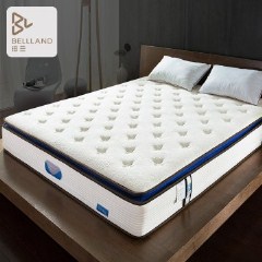 珀兰席梦思床垫 进口天然乳胶床垫 独立袋装弹簧床垫 1.5m1.8m床 1800mm*2000mm